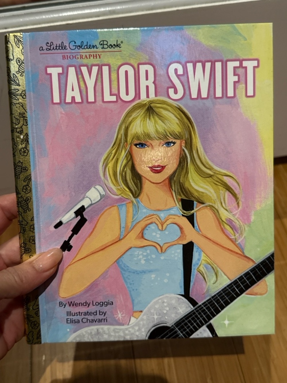 Taylor Swift Little Golden Book Biography - Pastel Cover
